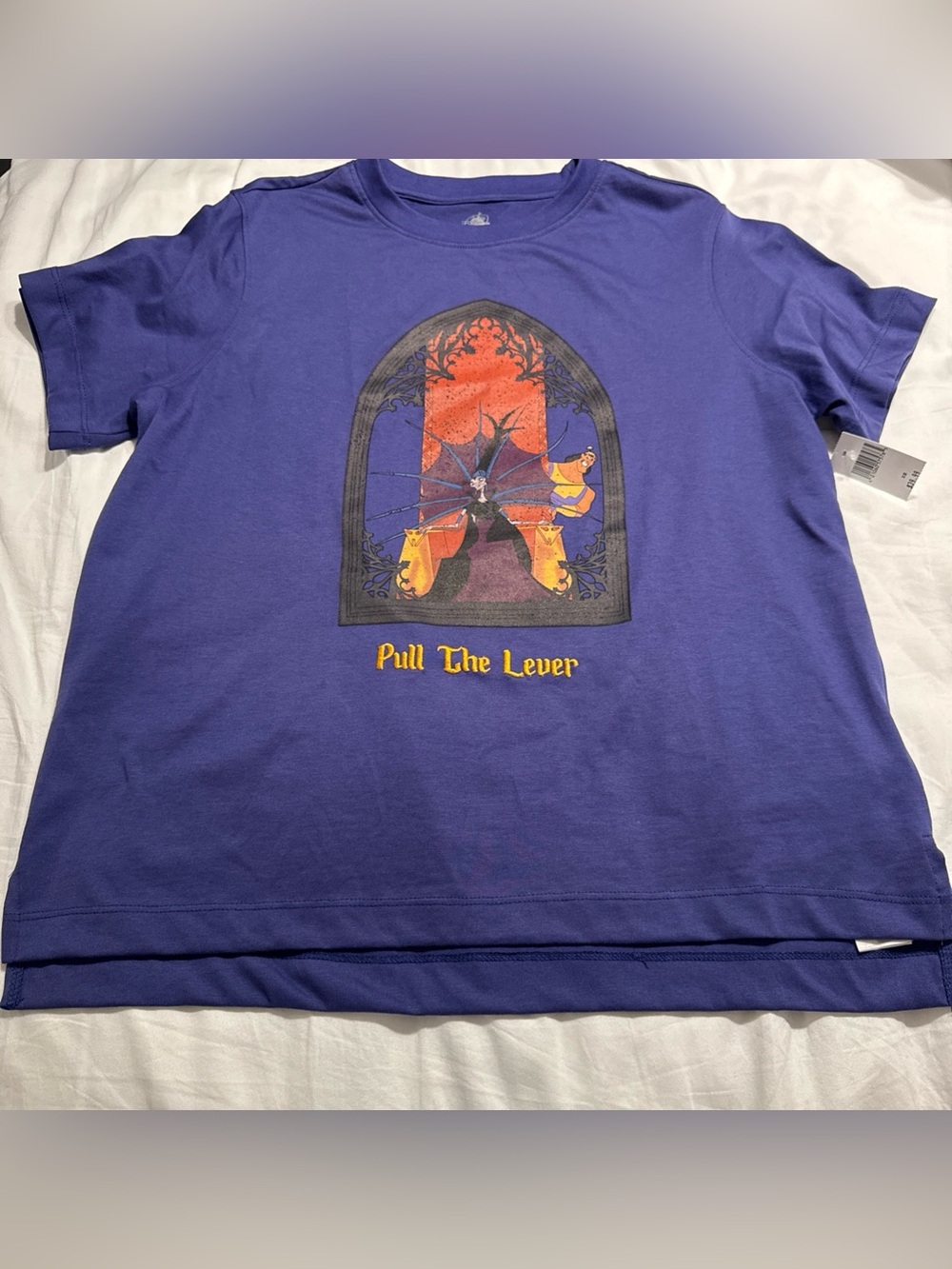 Disney Parks T-Shirt Emperor's New Groove Pull The Lever Yzma & Kronk XS NWT